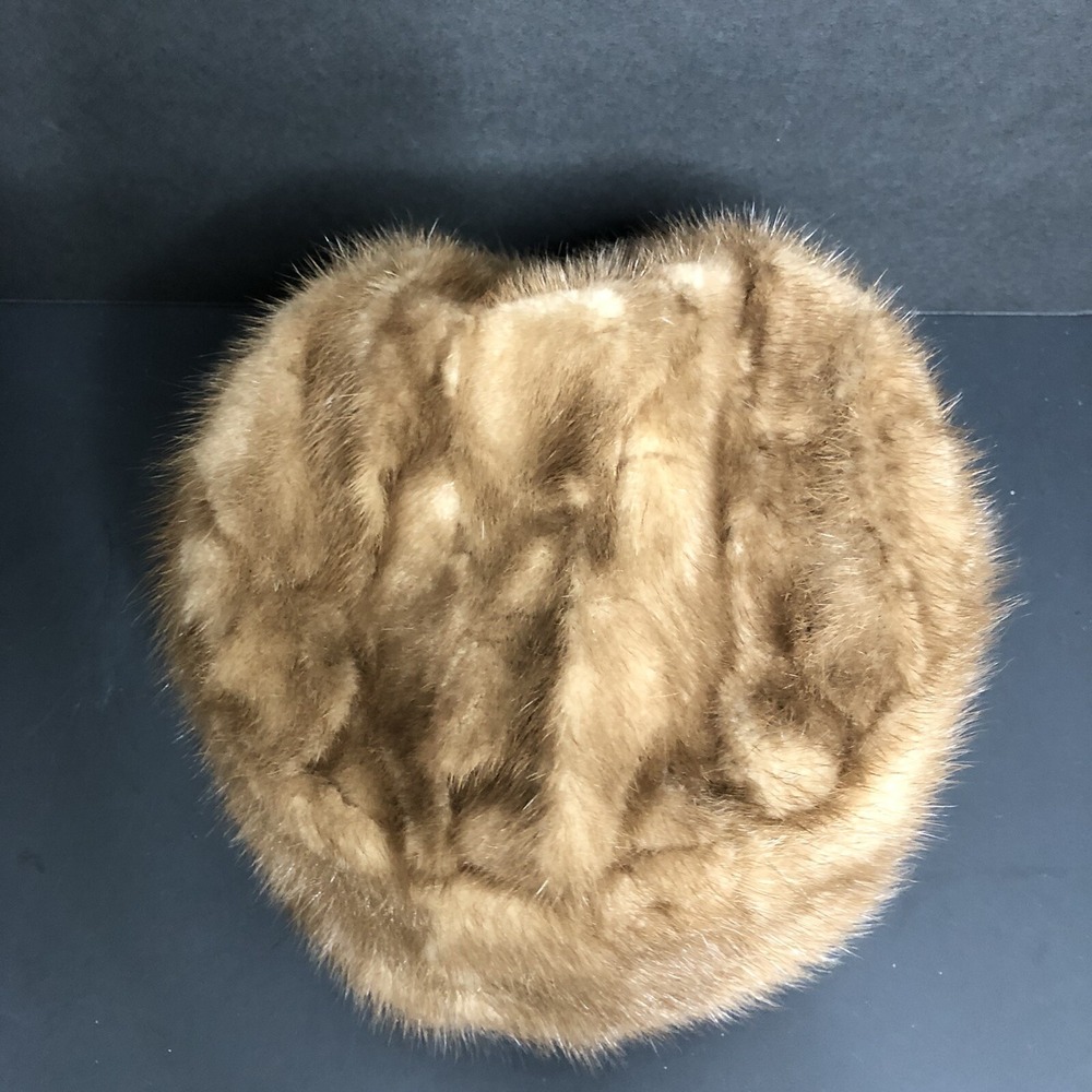 Fur Pill Box Hat Original Freiman New York Vintage Wedding Derby Church Formal - Picture 5 of 5